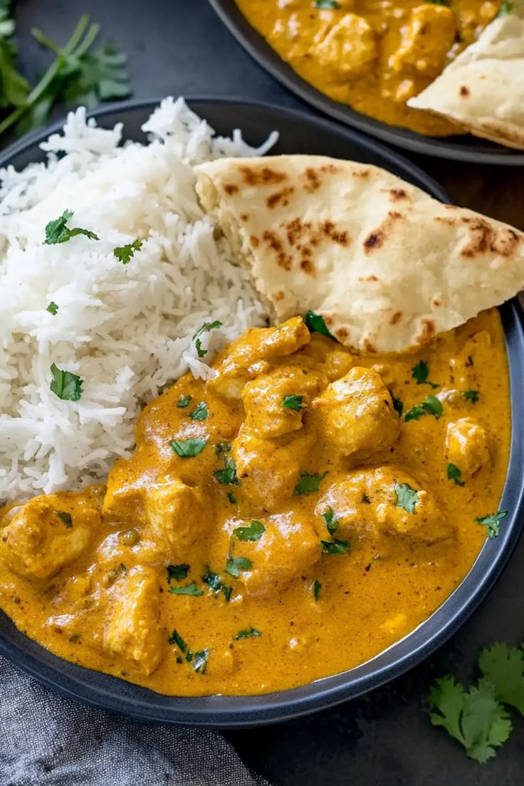 Curry and chicken
